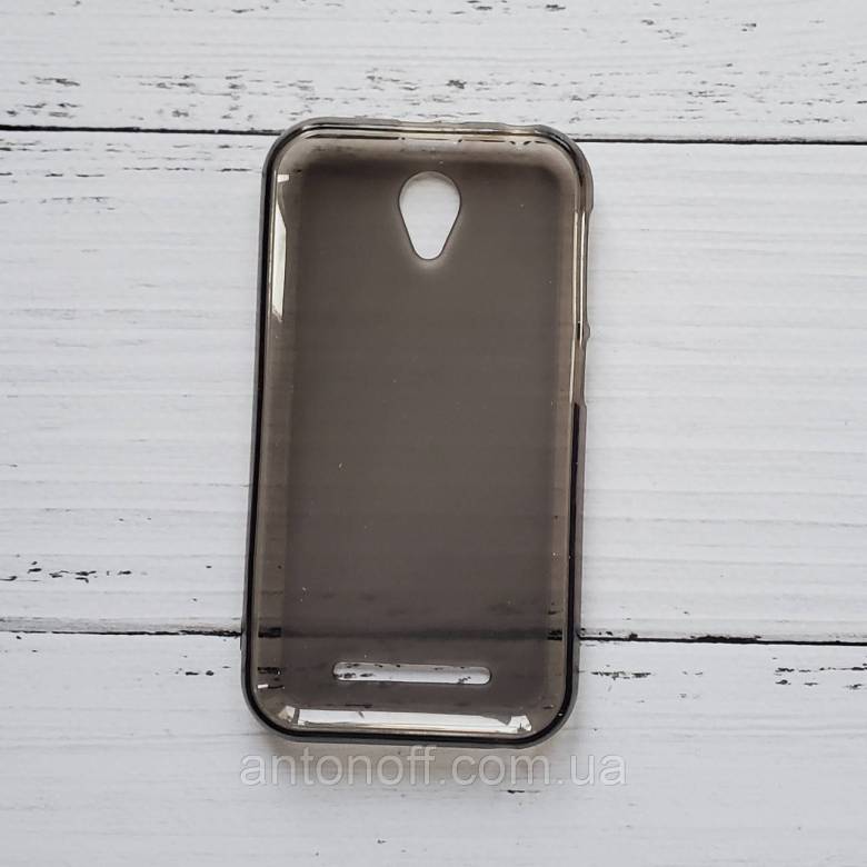 Чохол для ZTE Blade L110 силіконовий, сірий - фото фото фото 1