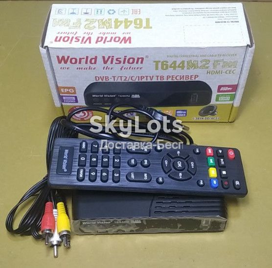 Эфирный T2 тюнер World Vision T644M2 Fm DVB-T2 + DVB-C TV+IPTV + Megogo       (561) - фото фото фото 0