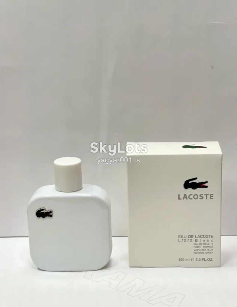 ТУАЛЕТНАЯ ВОДА МУЖСКАЯ Lacoste Eau De L.12.12 Blanc, 100ml - фото фото фото 0