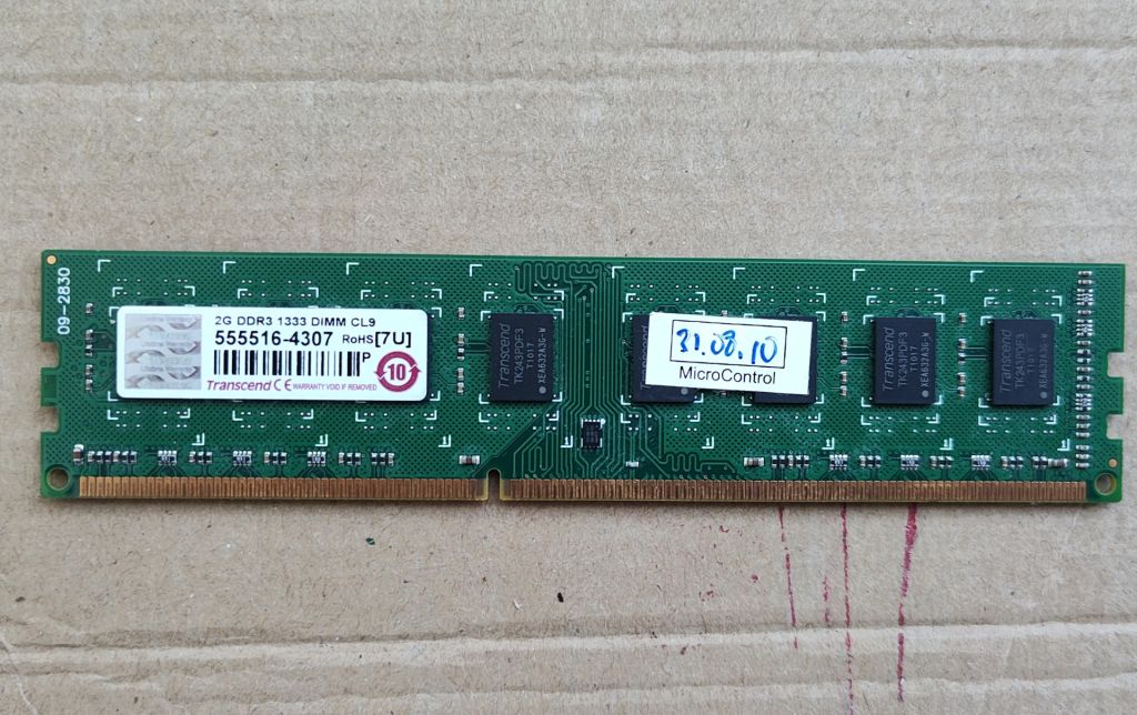 Оперативна пам'ять Transcend 2GB DDR3 1333MHz  (JM1333KLN-2G) - фото фото фото 0
