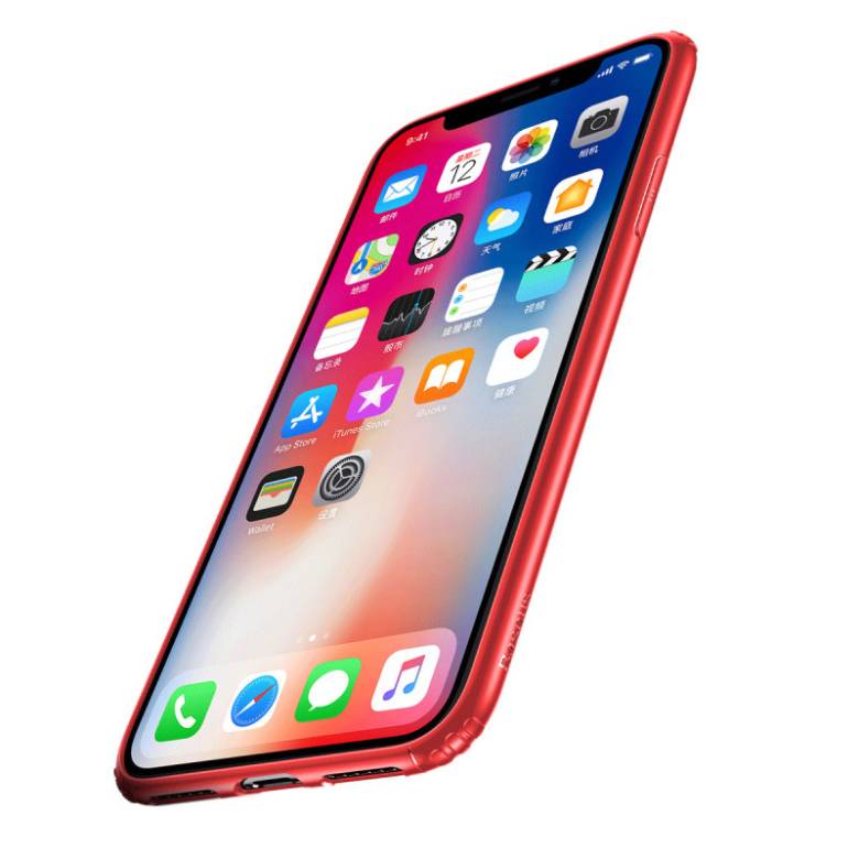 Чехол Baseus для iPhone X/Xs Soft Case Red (WIAPIPHX-SJ09) - фото фото фото 2