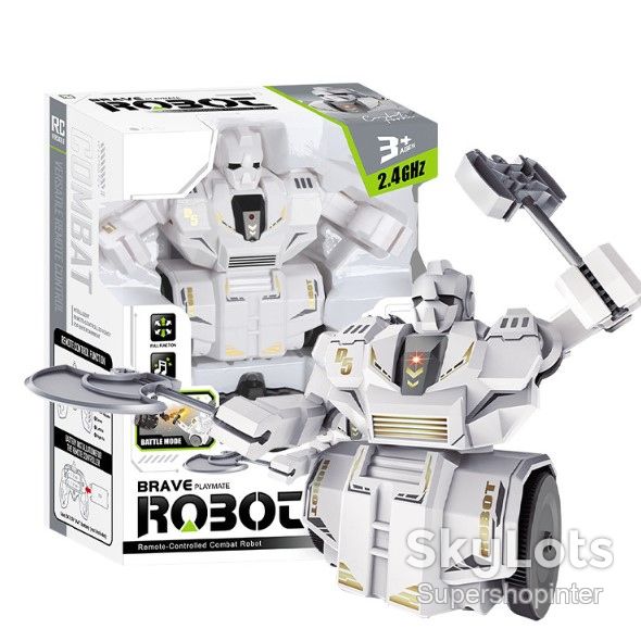 Интерактивный боевой робот JJRC R33 с пультом | ИК-управление, свет, звук, стрельба, танцы - фото фото фото 3