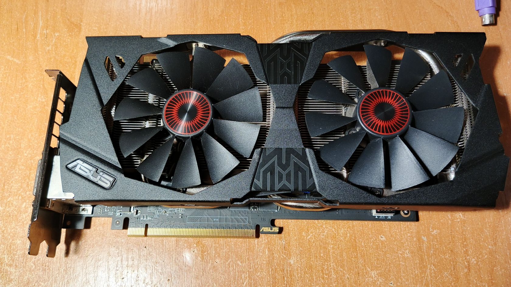 Відеокарта GTX 970 4GB Asus Strix GDDR5   (STRIX-GTX970-DC2OC-4GD5)    (под ремонт) - фото фото фото 0