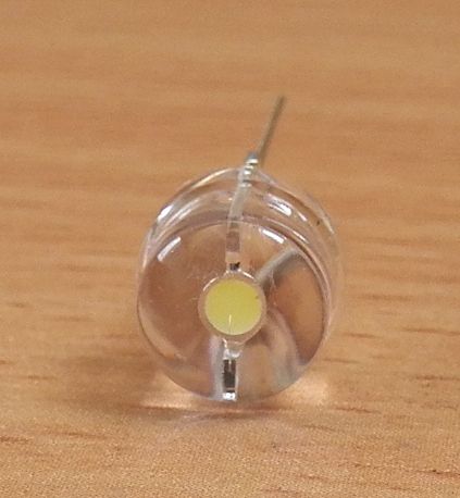 Світлодіод LED 3-3,2V 0.5W 8мм білий NEW - фото фото фото 3