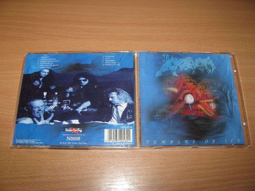 VENOM - Temples Of Ice  (1991 Under One Flag 1st press,UK) - фото фото фото 0