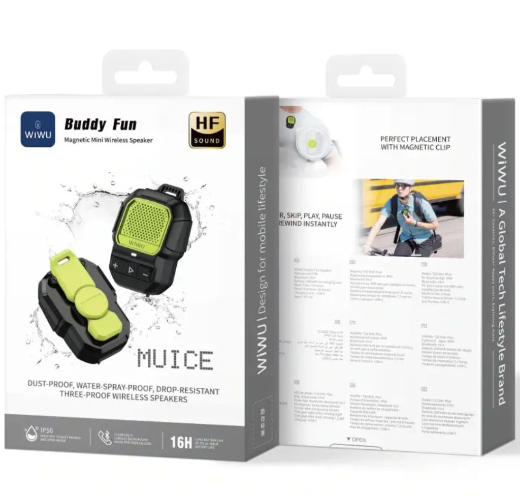 Bluetooth Колонка WiWU SPK-001 Buddy Fun with Magnetic Clip - фото фото фото 3