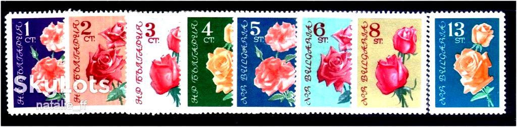 Флора . Болгаоия 1962 г MNH - цветы - - фото фото фото 0