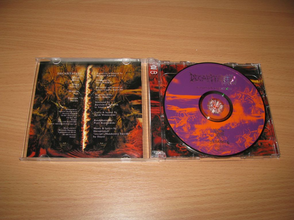 DECAPITATED - Winds Of Creation  (2007 Wicked World CD/DVD,USA) - фото фото фото 1