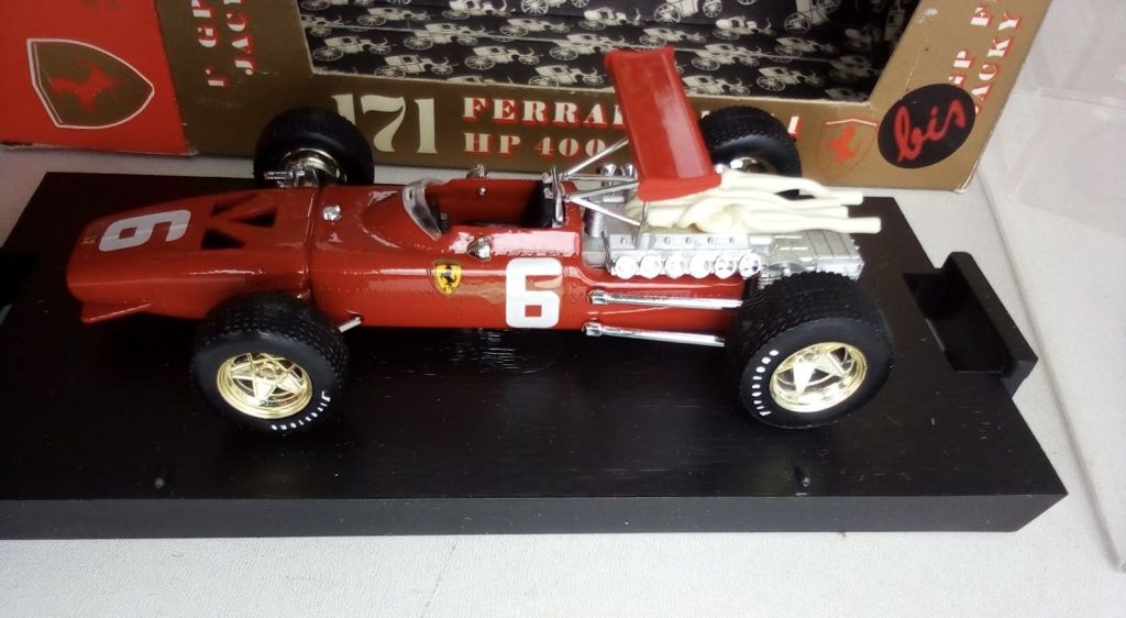 Brumm FERRARI - F1  312 N 6 FRANCE GP 1968 C.AMON 1/43 - фото фото фото 7