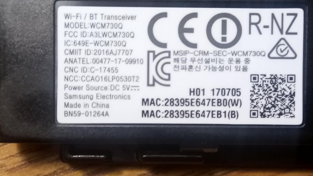 МОДУЛЬ  Wi-Fi bluetooth WCM730Q SAMSUNG  РАЗБОРКА - фото фото фото 1