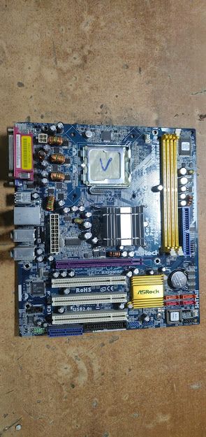 Мат. плата ASRock 775i945GZ LGA775 i945GZ PCI-E+SVGA+LAN SATA MicroATX 2DDR2 № 212312 - фото фото фото 0