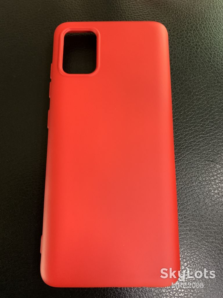 Чохол Silicone Case для Samsung Galaxy A51 A515 red - фото фото фото 1