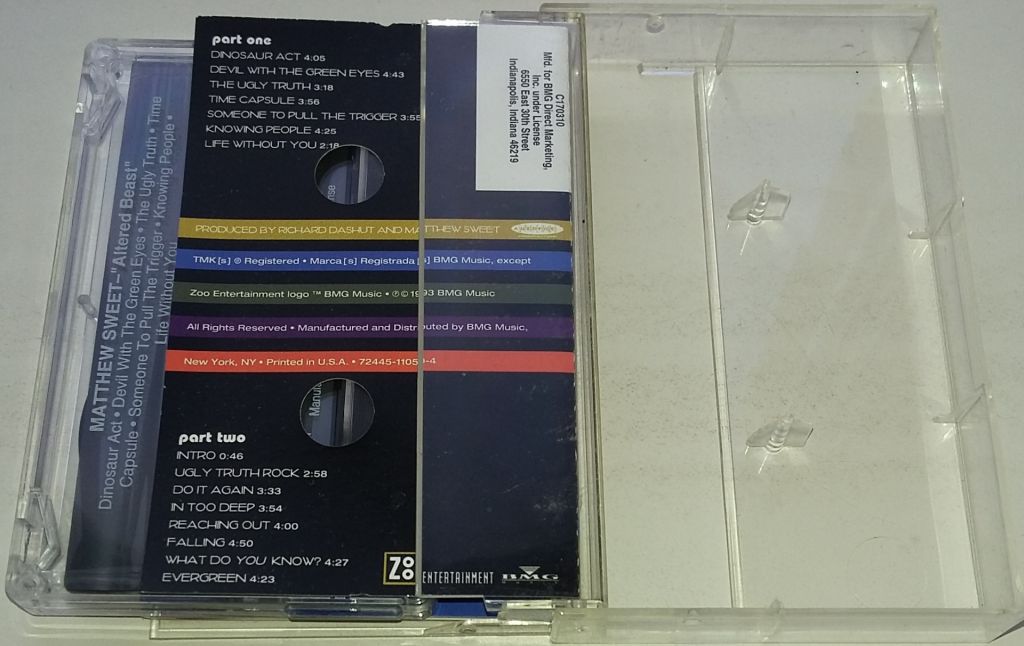 MATTHEW SWEET Altered Beast. Cassette   (US,  Chrome) - фото фото фото 1