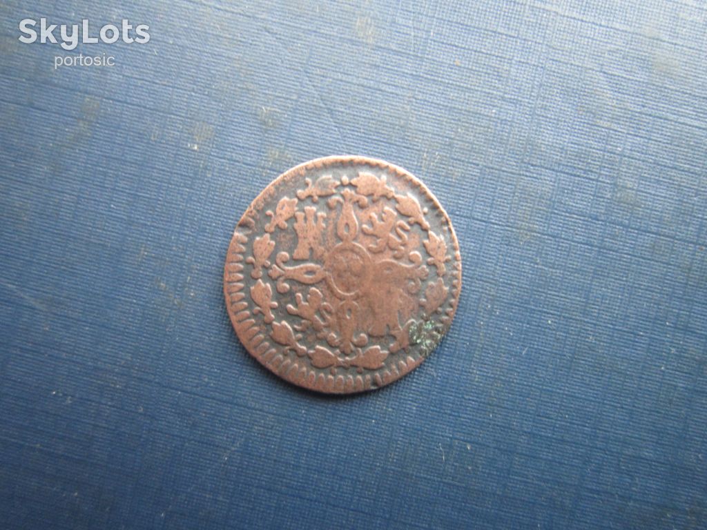 Монета 2 мараведі Іспанія 1801 Карл IIII рідкісна - фото фото фото 1