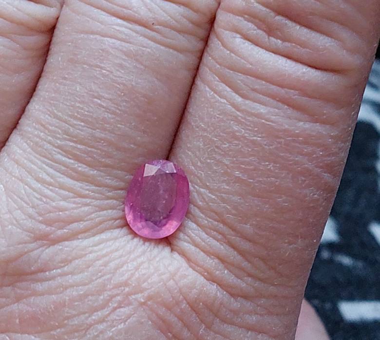 Рубин 2.53 Ct.  9.3 x 7.2 x 3.5 mm - фото фото фото 6