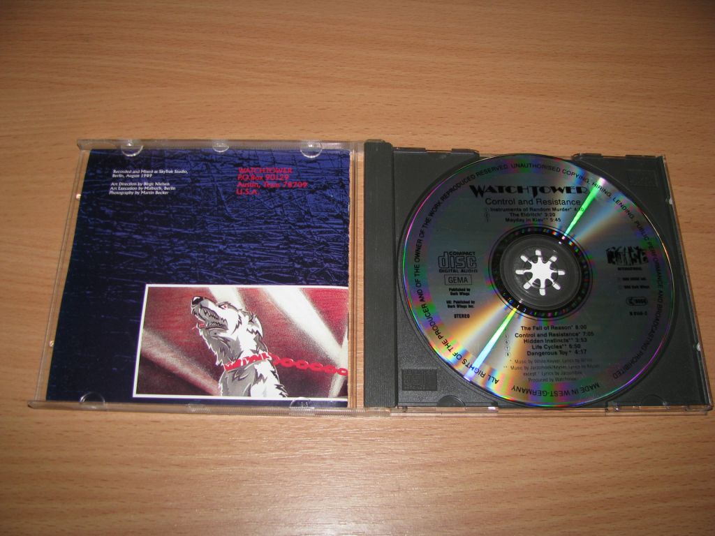 WATCHTOWER - Control And Resistance  (1989 Noise 1st press,Germany) - фото фото фото 1