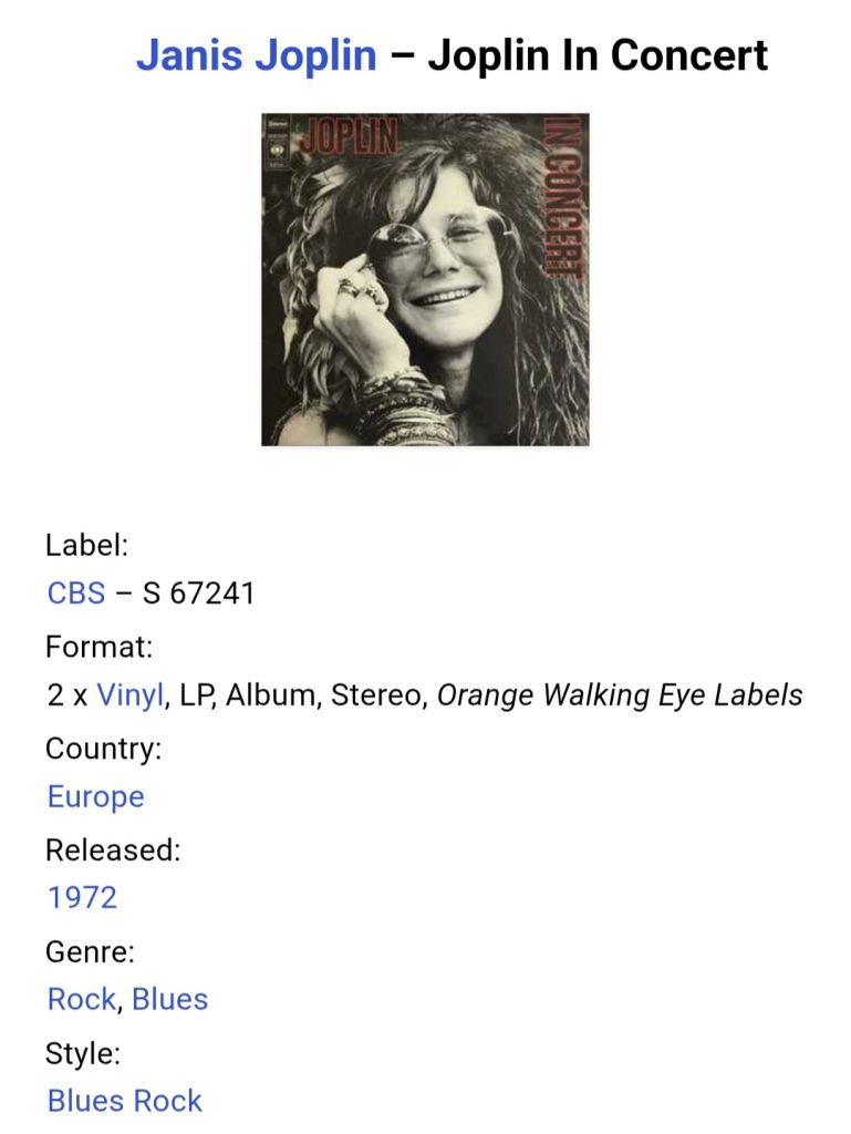 Janis Joplin - In Concert - 1968-70.  (2LP). 12. Vinyl. Пластинки. Holland. - фото фото фото 7