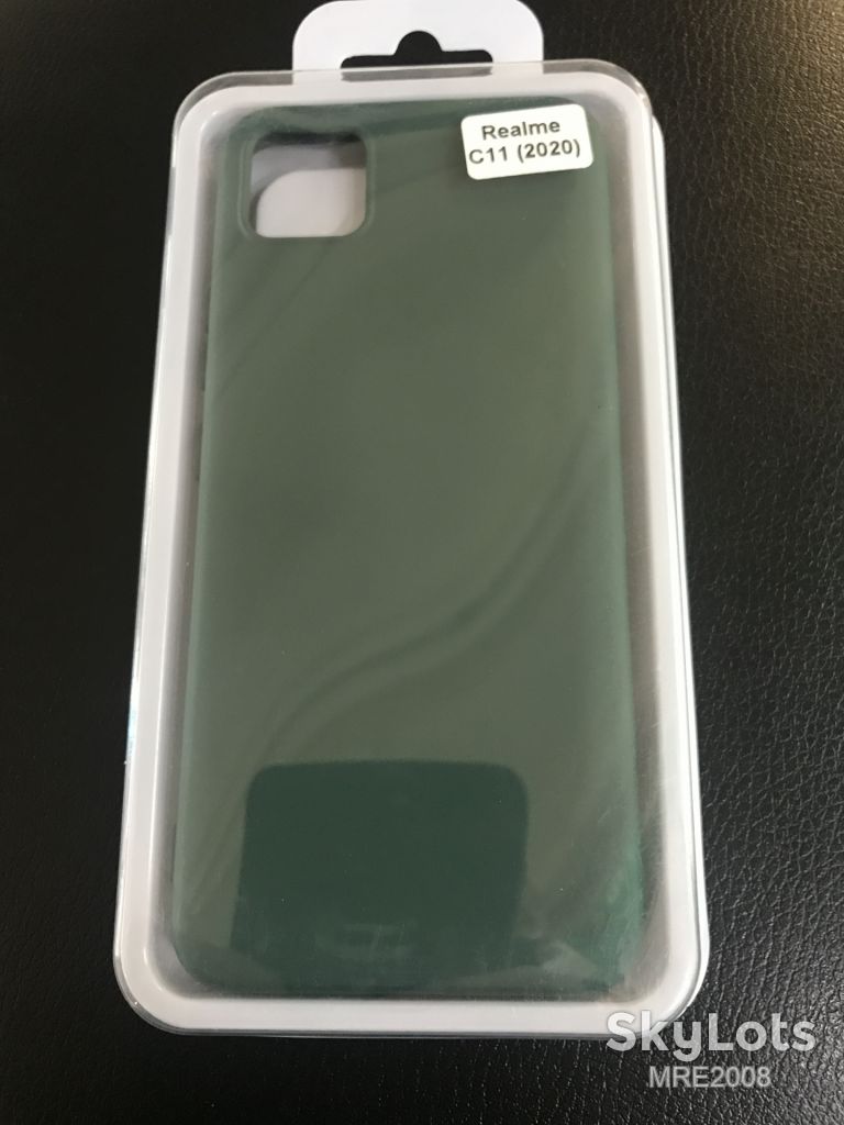 Чехол Silicone Cover для Realme C11 2020 green - фото фото фото 2