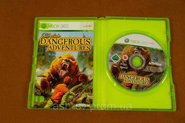 Диск XBOX 360 - Cabelas Dangerous Adventures - фото фото фото 5