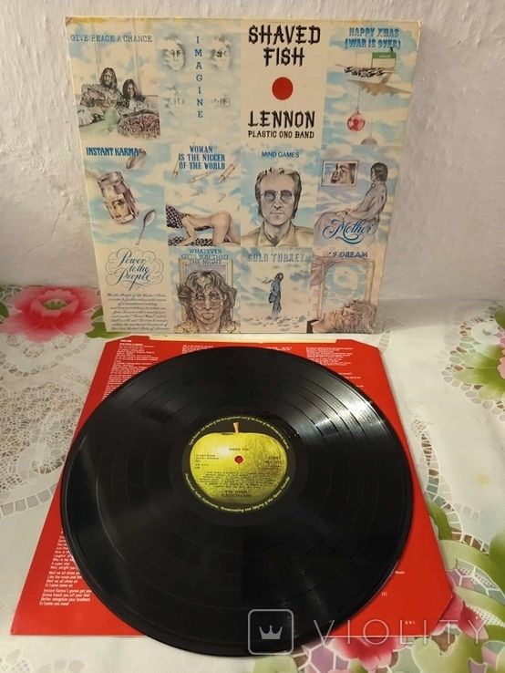 Lennon &amp; The Plastic Ono Band Shaved Fish Англия пластинка - фото фото фото 0