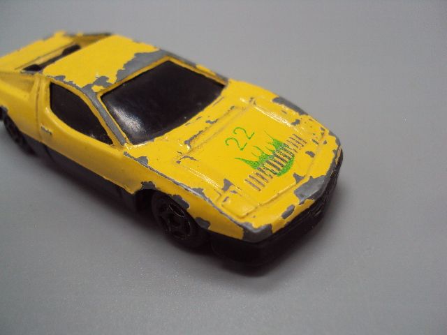 Машинка модель yellow Maserati bora 22 желтая мазерати бора Китай №18867 - фото фото фото 3