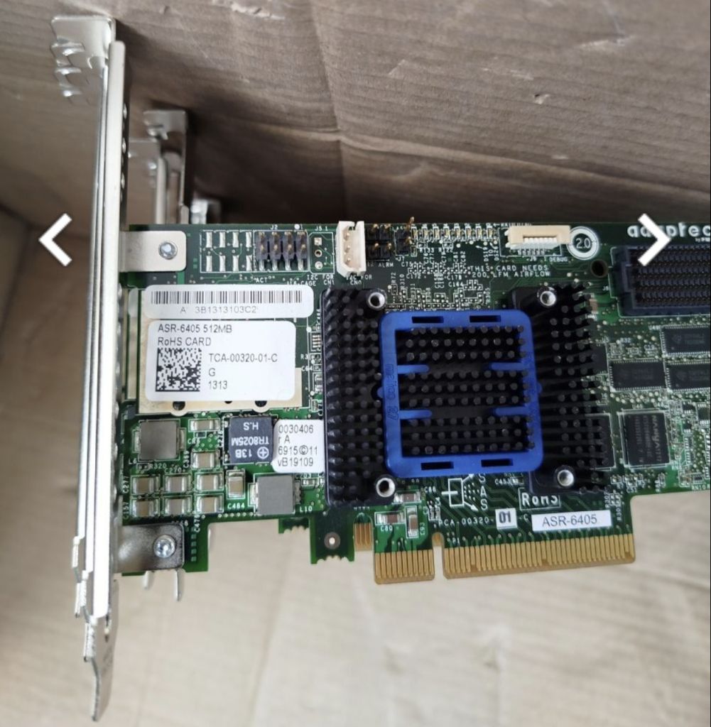50шт. RAID-контролер Adaptec ASR-6405 512MB SAS/SATA 6Gb/s PCI-e x8 - фото фото фото 1