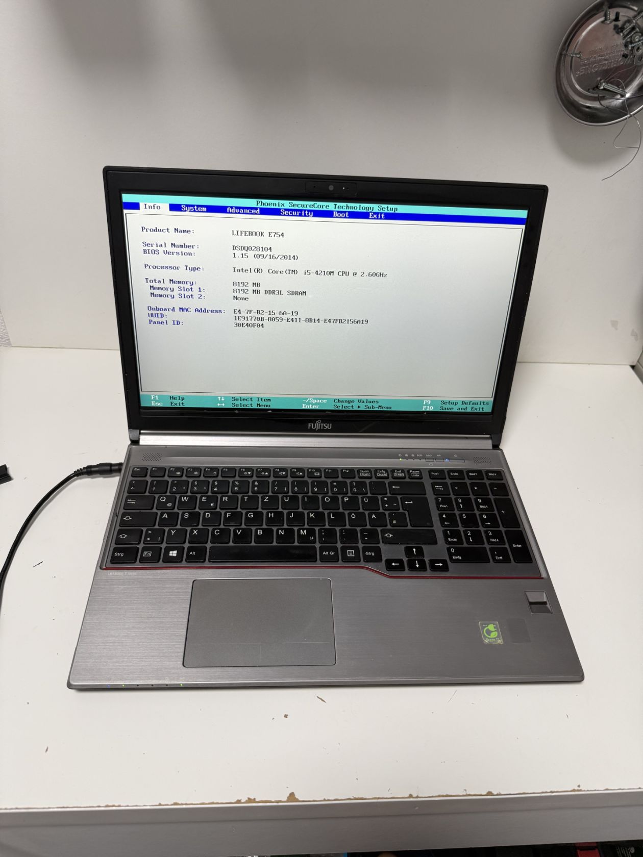 Ноутбук Fujitsu E754 Intel Core i5-4210U DDR3-8GB ID 00242 - фото фото фото 0