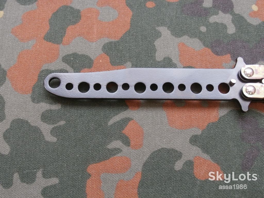 Ніж розкладний Метелик навчальний Benchmade Militarist 22см,Нож бабочка Тренировочная - фото фото фото 4