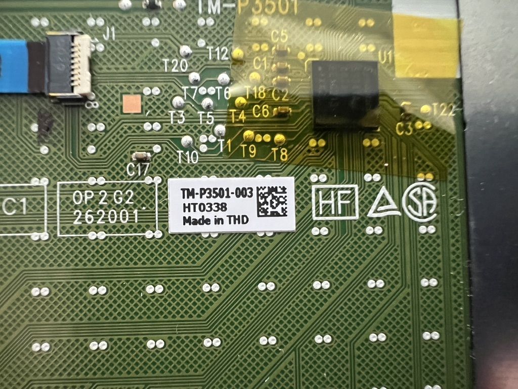Тачпад TM-P3501-003 для ноутбука MSI GS66 Stealth  (MS-16V1) Original - фото фото фото 4