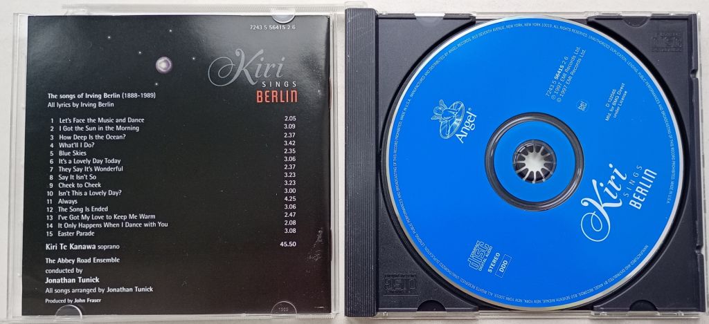 KIRI TE KANAWA Kiri Sings Berlin CD US - фото фото фото 1