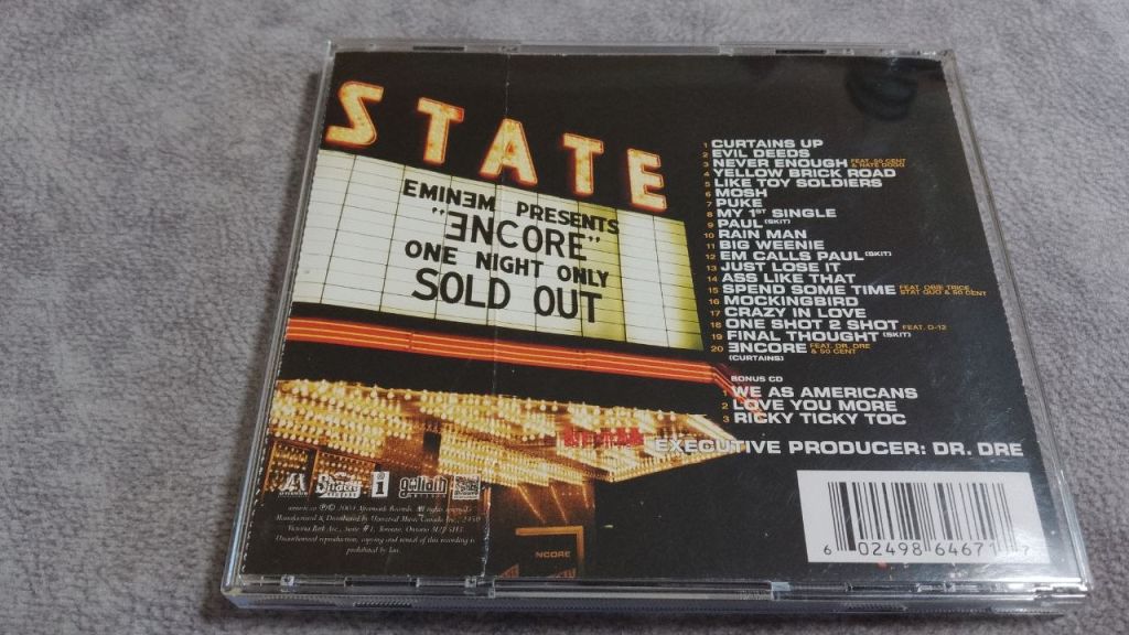 eminem - encore. Deluxe edtion 2 cd, канада - фото фото фото 1