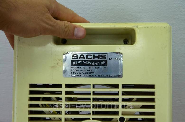 Обігрівач SACHS S-THF-501 (2200W, Israel) - фото фото фото 7