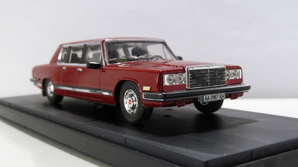Конверсия красный ЗИЛ-41045 1983, DiamonD. Перекрас, лак, детализация 1:43 бокс. - фото фото фото 8