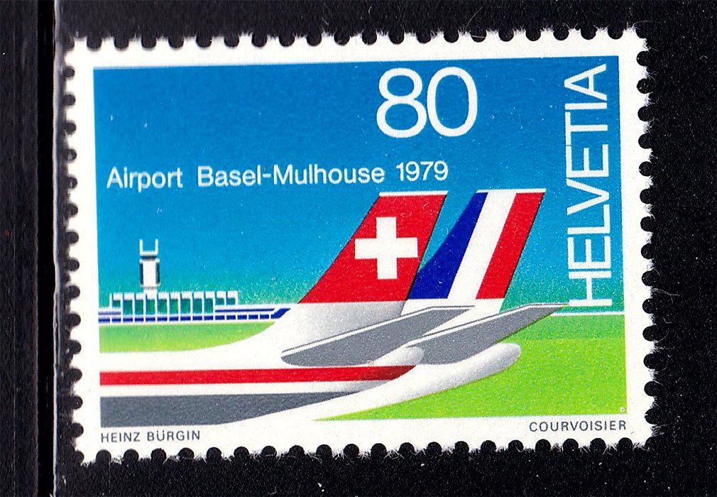 Авиация . Швейцария 1979  г  MNH - SWISSAIR - - фото фото фото 0