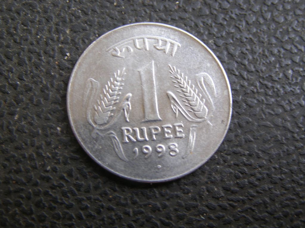 1 рупия Индия 1998 г - фото фото фото 0
