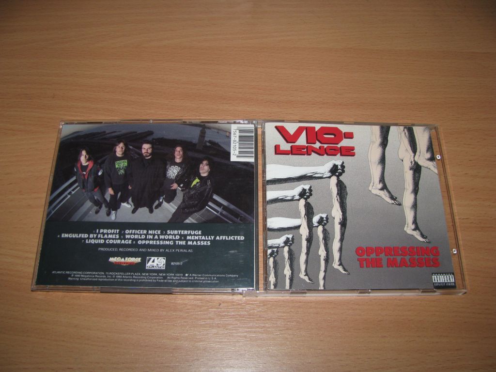 VIO-LENCE - Oppressing The Masses    (1990 Megaforce/Atlantic 1st press,USA) - фото фото фото 0