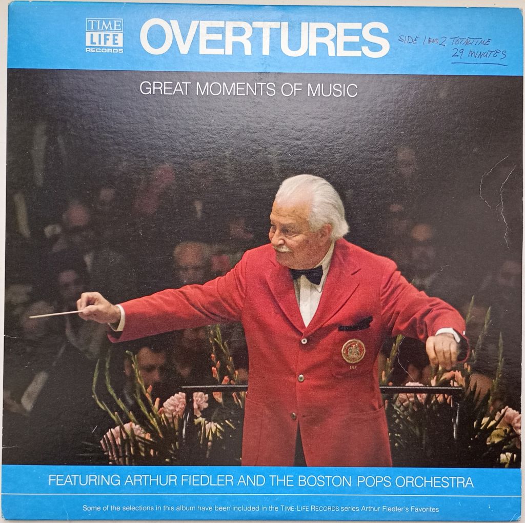 ARTHUR FIEDLER AND THE BOSTON POPS ORCHESTRA Overtures LP EX/EX- - фото фото фото 0