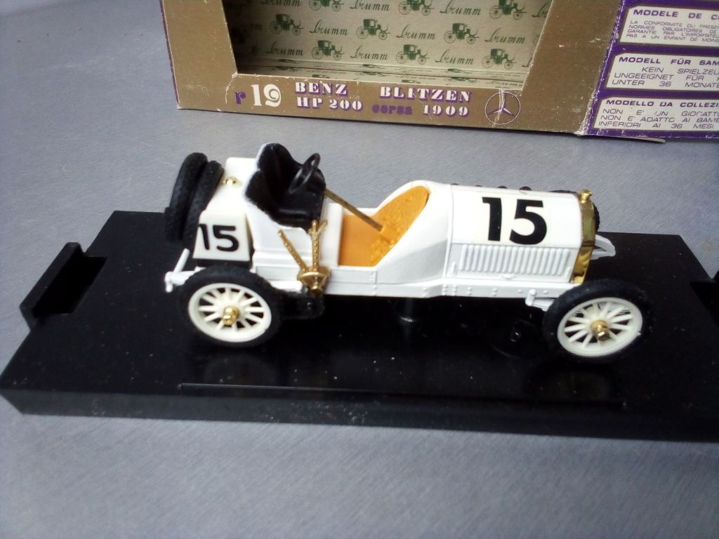 Brumm 1:43 MERCEDES BLITZEN 200 HP Corsa 1909 - фото фото фото 5