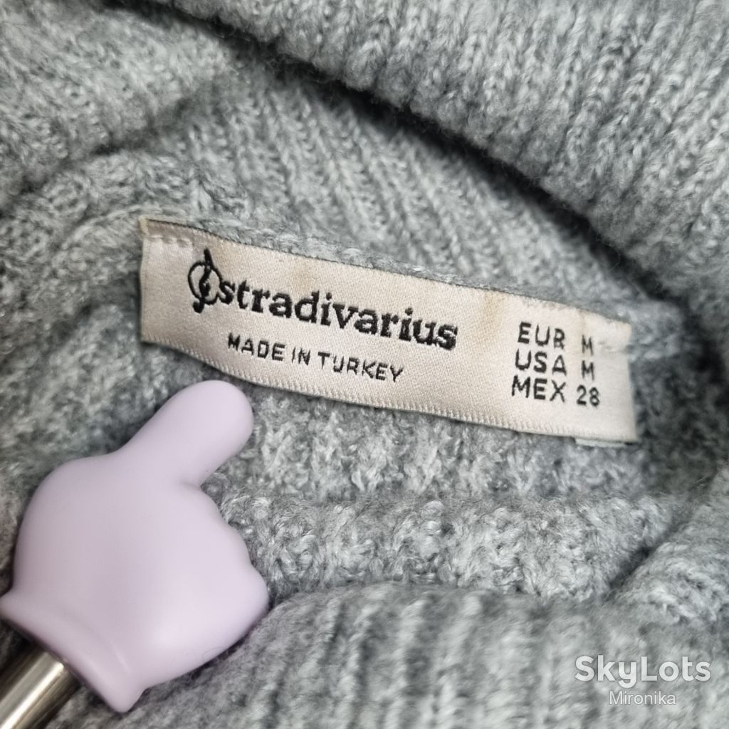Светр жіночий сірий від stradivarius - фото фото фото 6