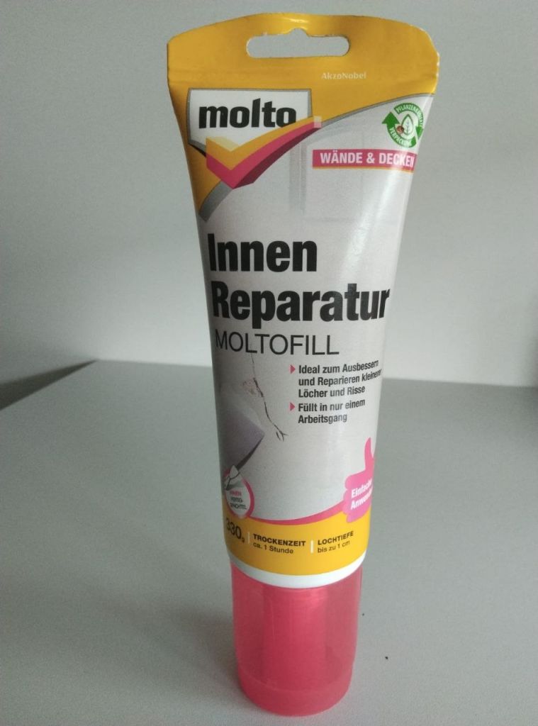 Molto Innen Reparatur Moltofill 330 г – новий, шпаклівка для ремонту стін - фото фото фото 0