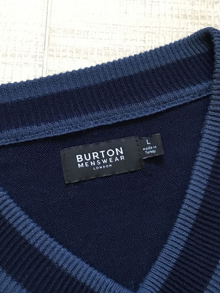 Джемпер пуловер от Burton menswear London. L - фото фото фото 6