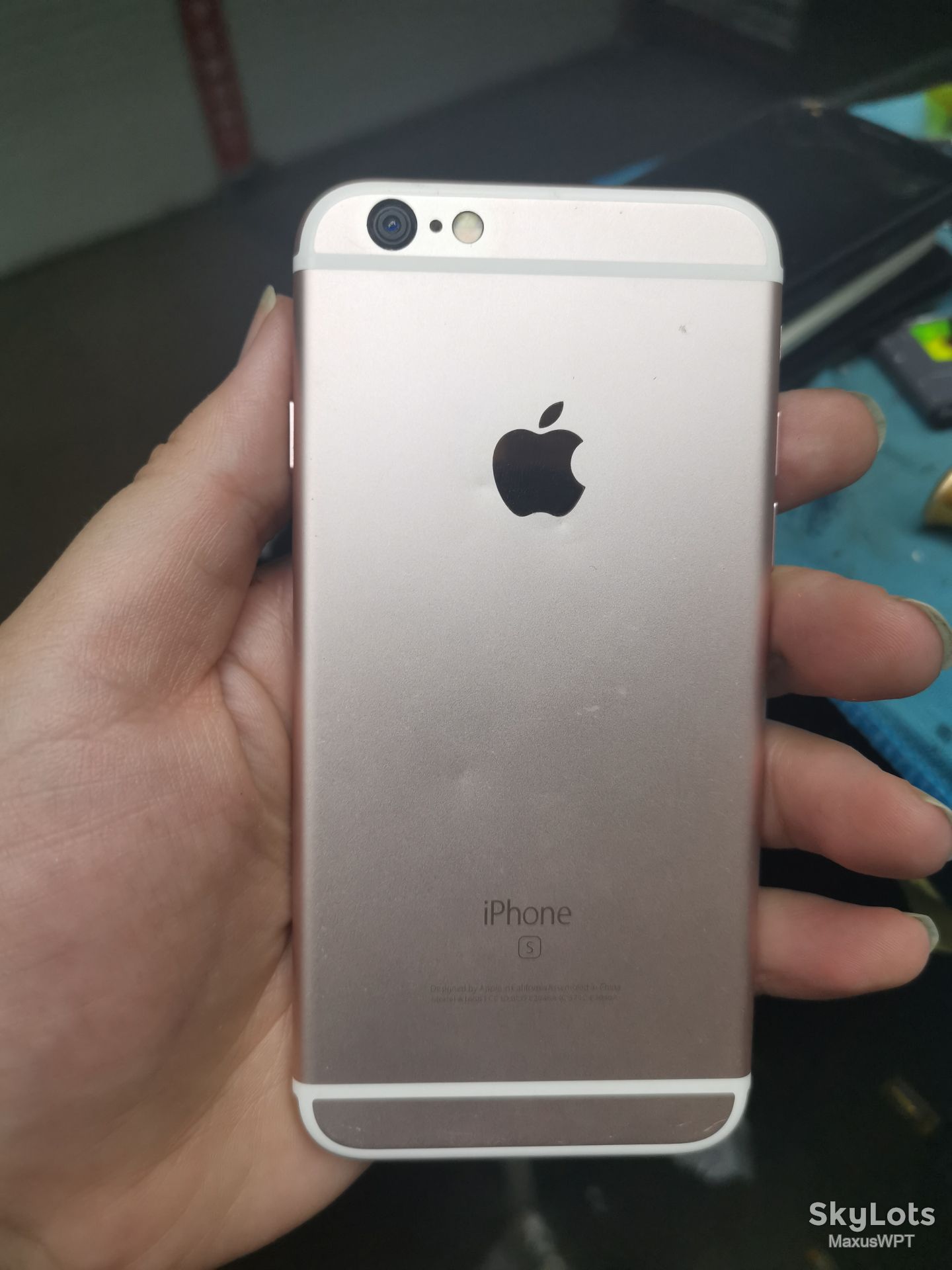 #1743 Sklad Iphone 6s S rose  cam crack - фото фото фото 2