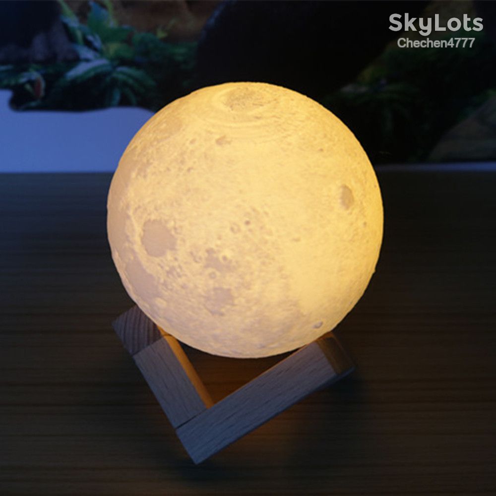 Нічник 3D світильник місяць Moon Touch Control 15 см - фото фото фото 5