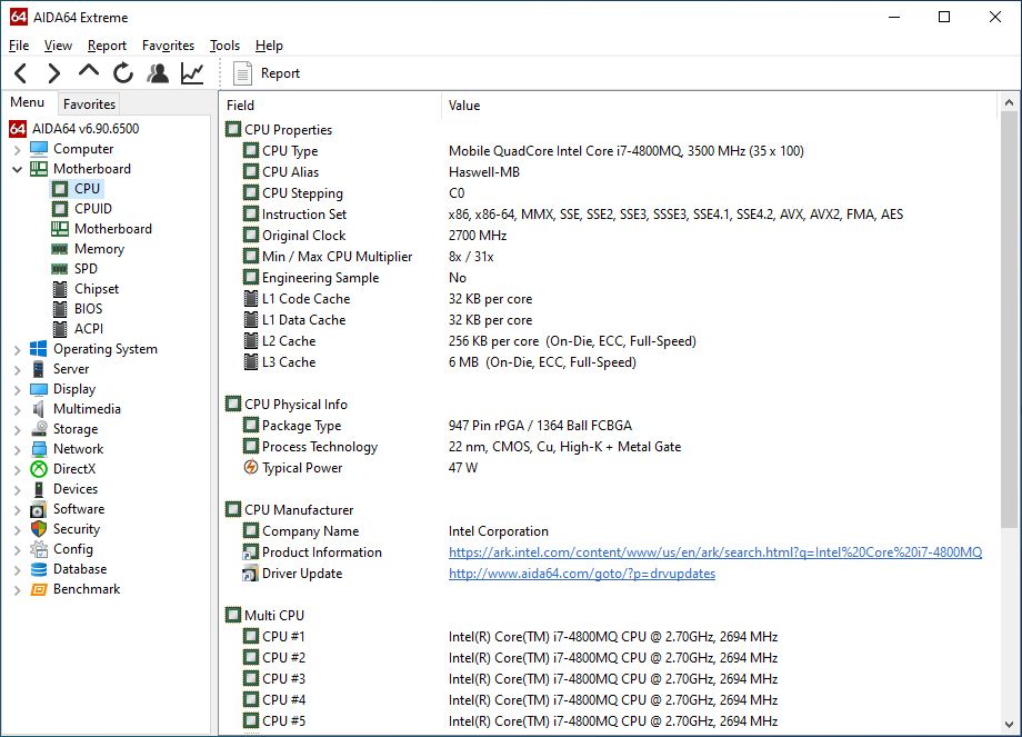 Процесор Intel Core i7-4800MQ SR15L Socket G3            (rPGA946B) - фото фото фото 3