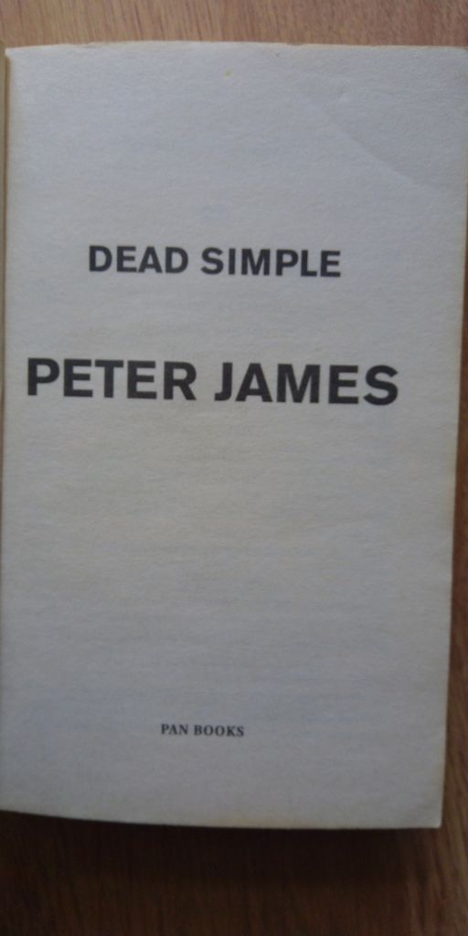 Dead Simple Peter James English на Английском книга - фото фото фото 3