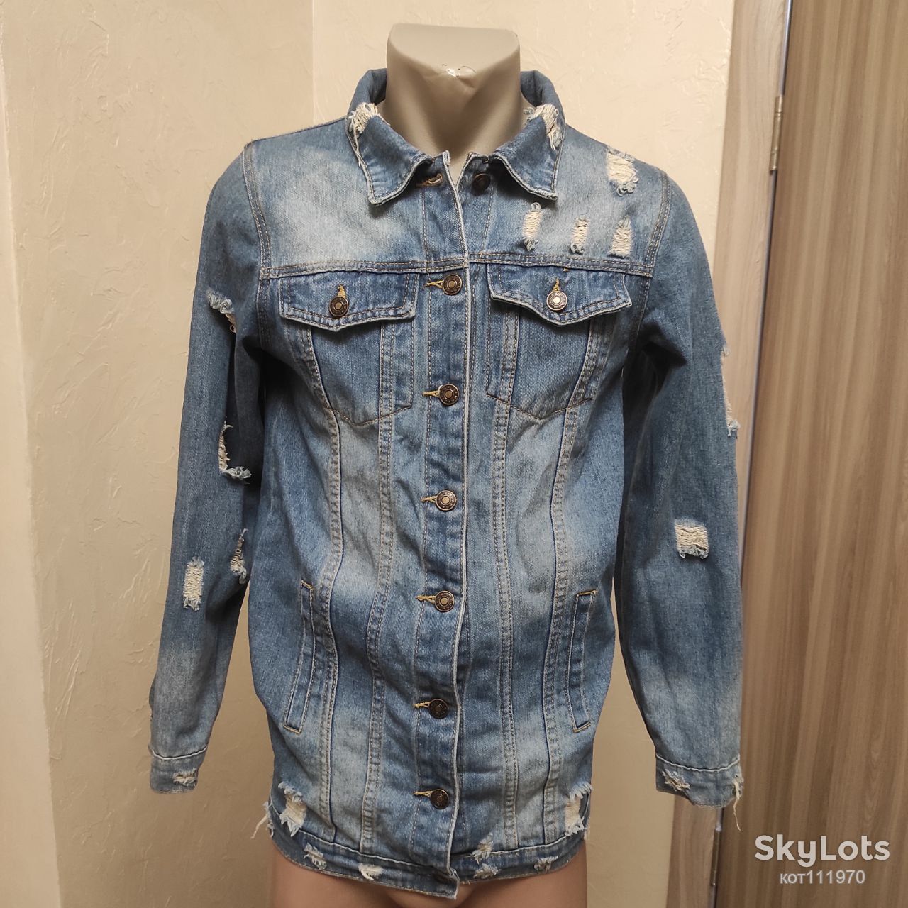 Куртка  джинсовая   # JEANS #  S - фото фото фото 3