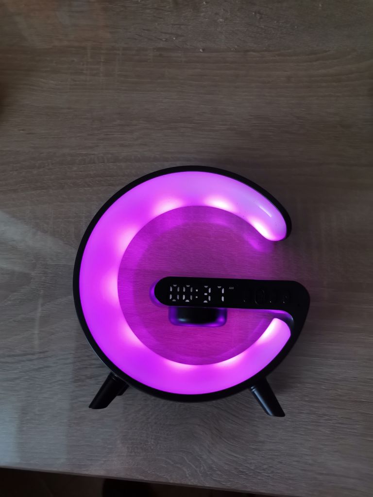 Светильник RGB настольная смарт лампа ночник bluetooth карта памяти - фото фото фото 1