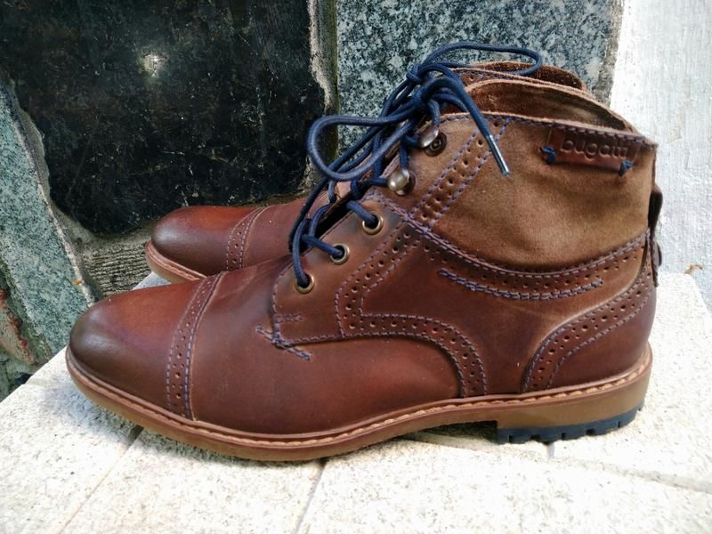 Стильні брендові черевики , шкіра, Bugatti - фото фото фото 0