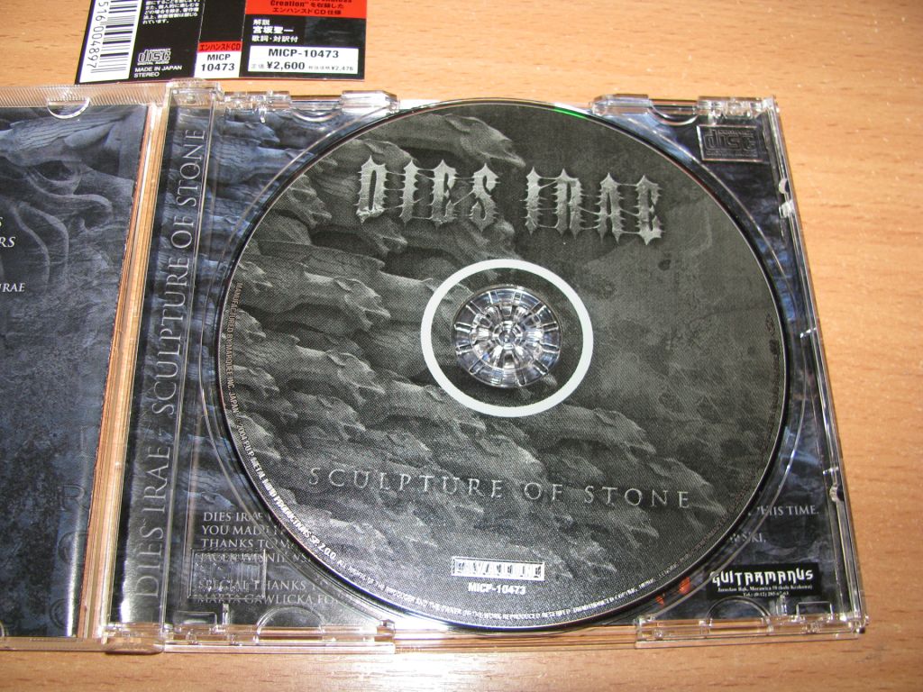 DIES IRAE - Sculpture Of Stone  (2004 Avalon 1st press, Japan) - фото фото фото 2