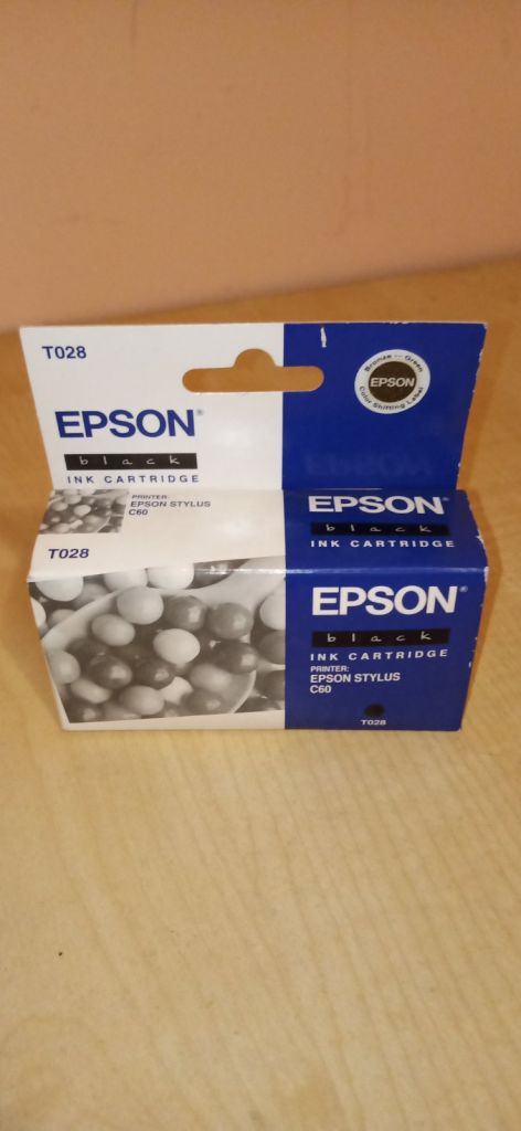 Картридж Epson T028 Black Оригинал! для Stylus C60 - фото фото фото 0